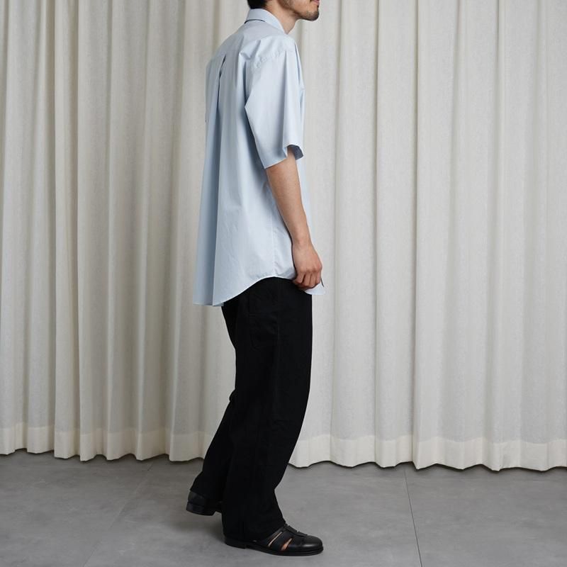 25S/Sۡssstein 奿 OVERSIZED SS SHIRT / OFF BLUE