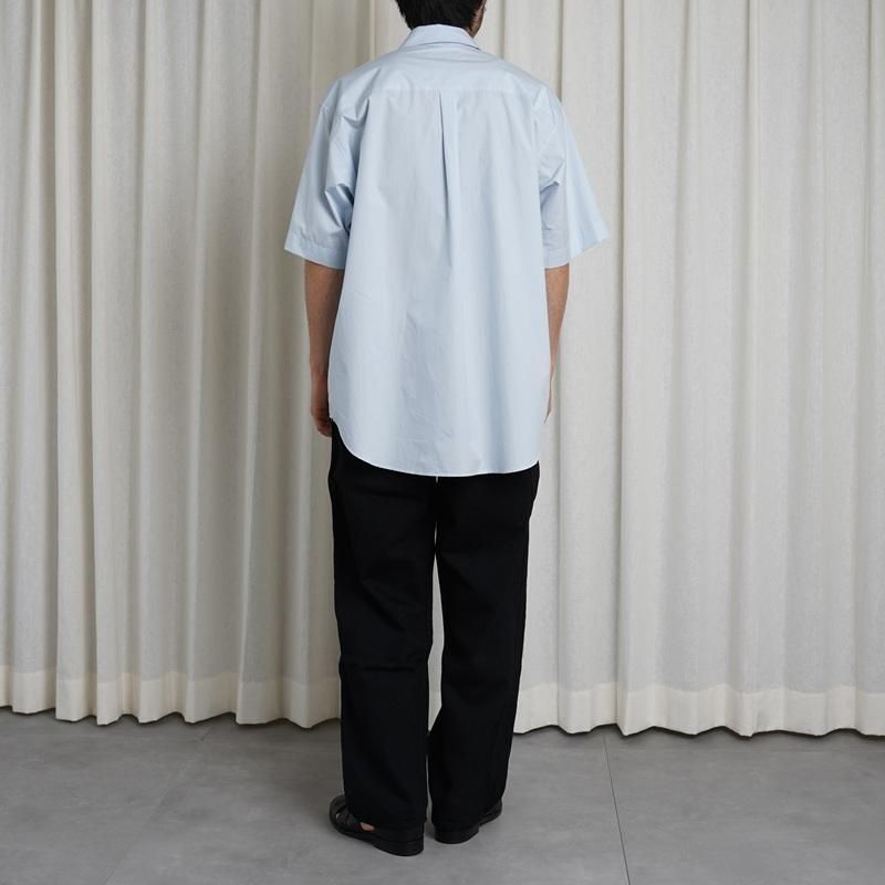 25S/Sۡssstein 奿 OVERSIZED SS SHIRT / OFF BLUE