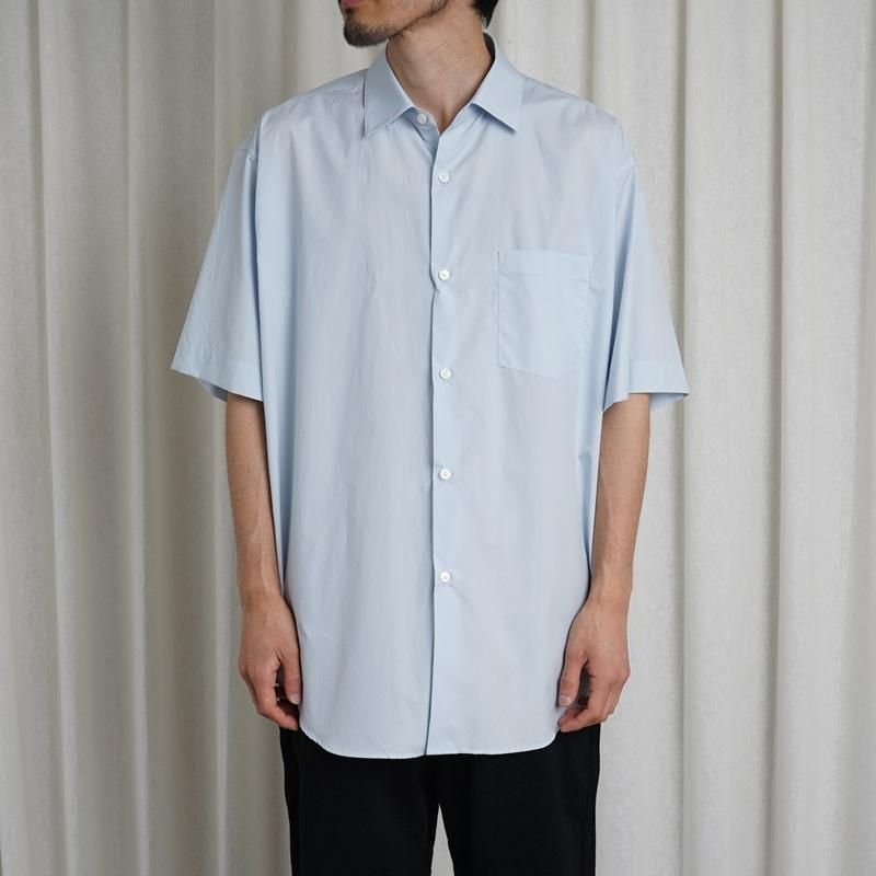 25S/Sۡssstein 奿 OVERSIZED SS SHIRT / OFF BLUE