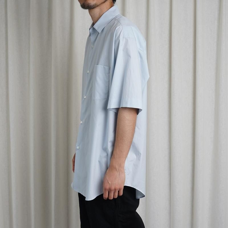 25S/Sۡssstein 奿 OVERSIZED SS SHIRT / OFF BLUE
