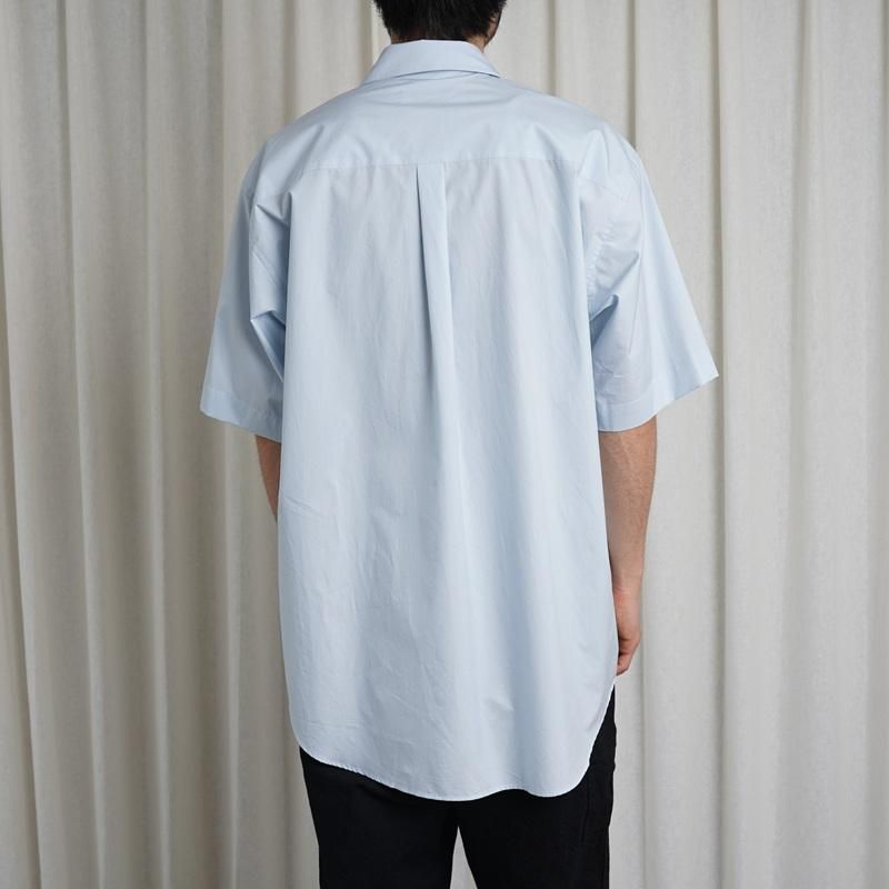 25S/Sۡssstein 奿 OVERSIZED SS SHIRT / OFF BLUE