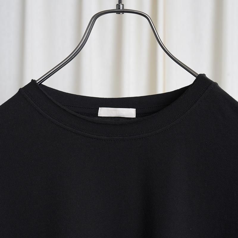 25S/S ULTERIOR ƥꥢ TWISTED SOFT TENJIKU C/O TEE / BLACK