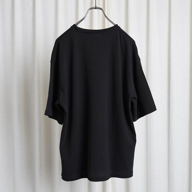 25S/S ULTERIOR ƥꥢ TWISTED SOFT TENJIKU C/O TEE / BLACK