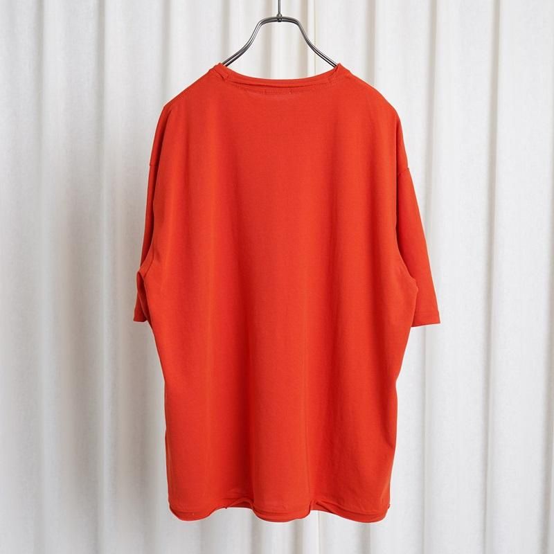 25S/S ULTERIOR ƥꥢ TWISTED SOFT TENJIKU C/O TEE / VERMILION