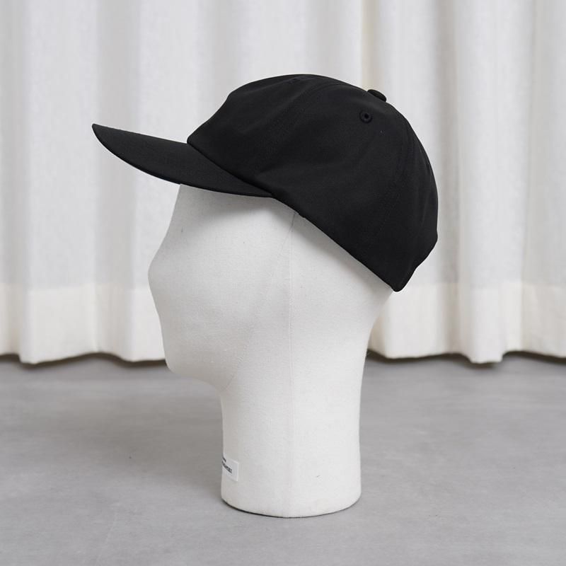 25S/SۡKIJIMA TAKAYUKI ޥ業 COTTON TWILL 6PANEL CAP / BLACK