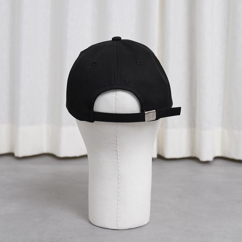 25S/SۡKIJIMA TAKAYUKI ޥ業 COTTON TWILL 6PANEL CAP / BLACK