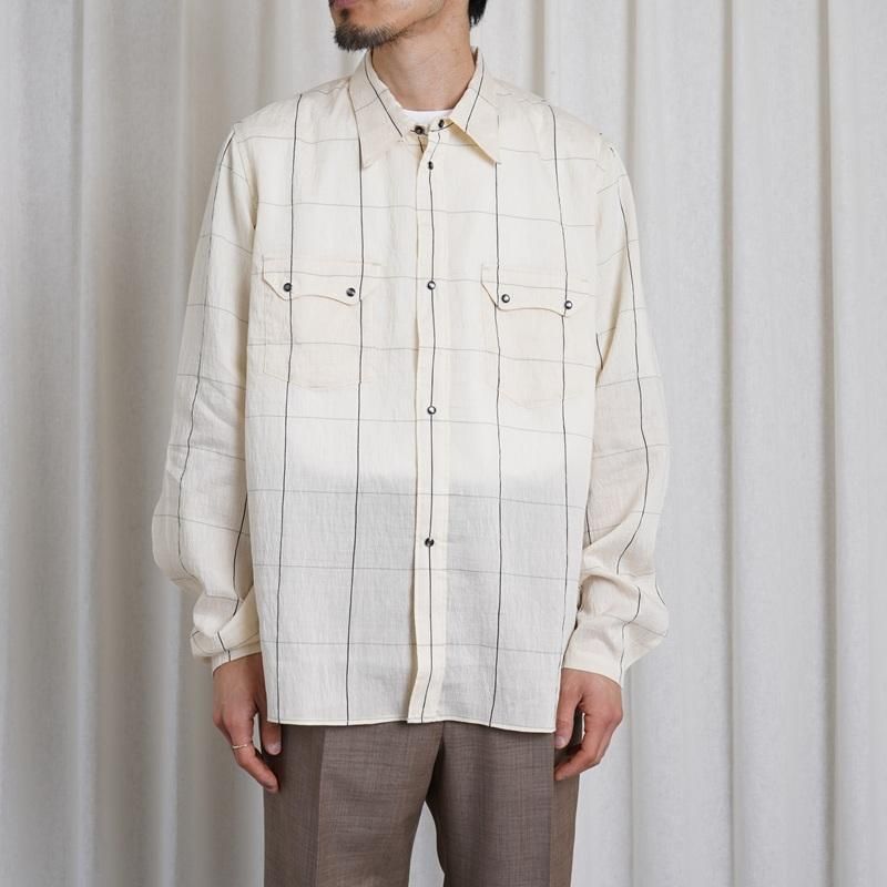 sabyのベスト saby - 【残り一点】Tuck Baggy Type2(STRIPE DENIM SPLASH