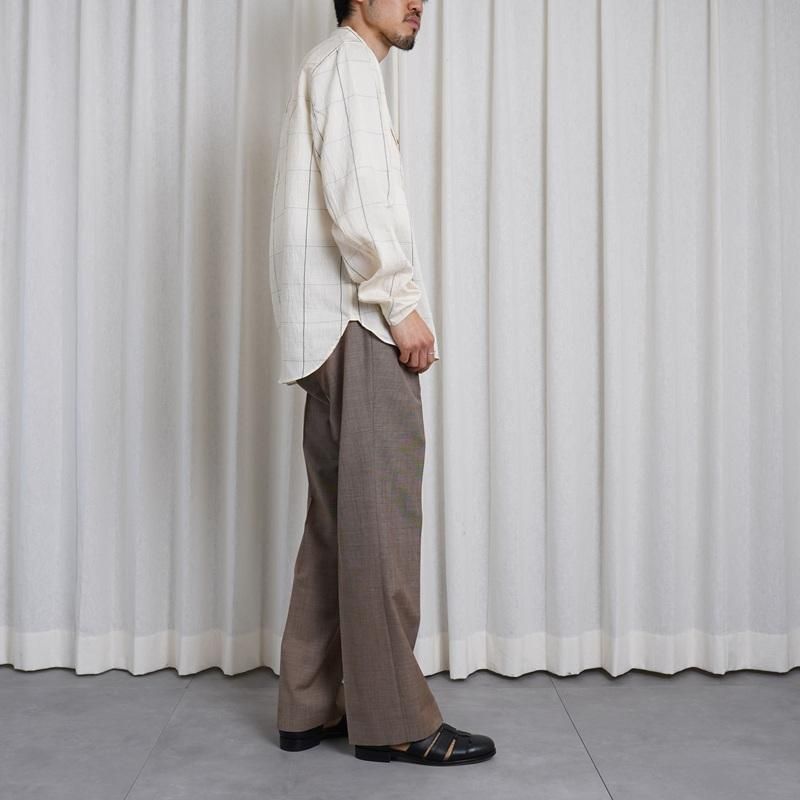 25S/S Saby Х WESTERN SHIRTS -Type Flax Rayon- / BLACK CHECK