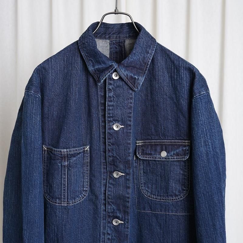 25S/S Porter Classic ݡ饷å STEINBECK DENIM COVERALLS / NAVY