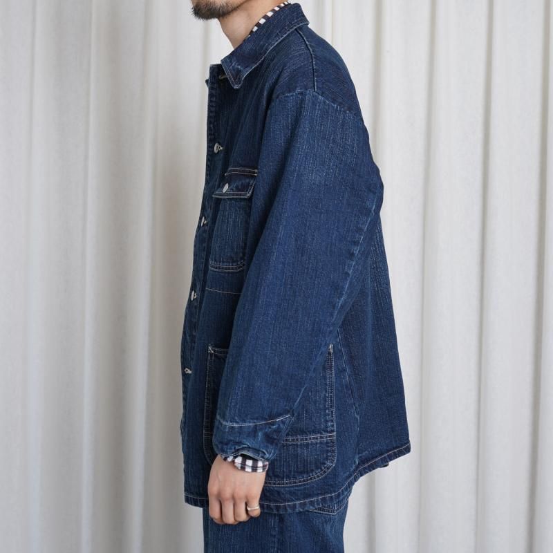 25S/S Porter Classic ݡ饷å STEINBECK DENIM COVERALLS / NAVY