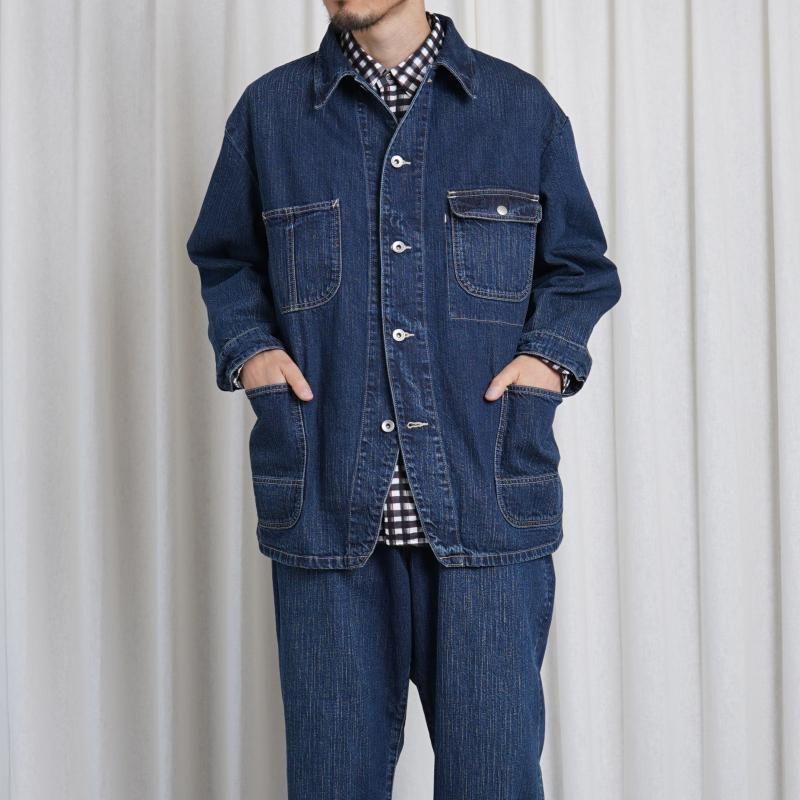 25S/S Porter Classic ݡ饷å STEINBECK DENIM COVERALLS / NAVY