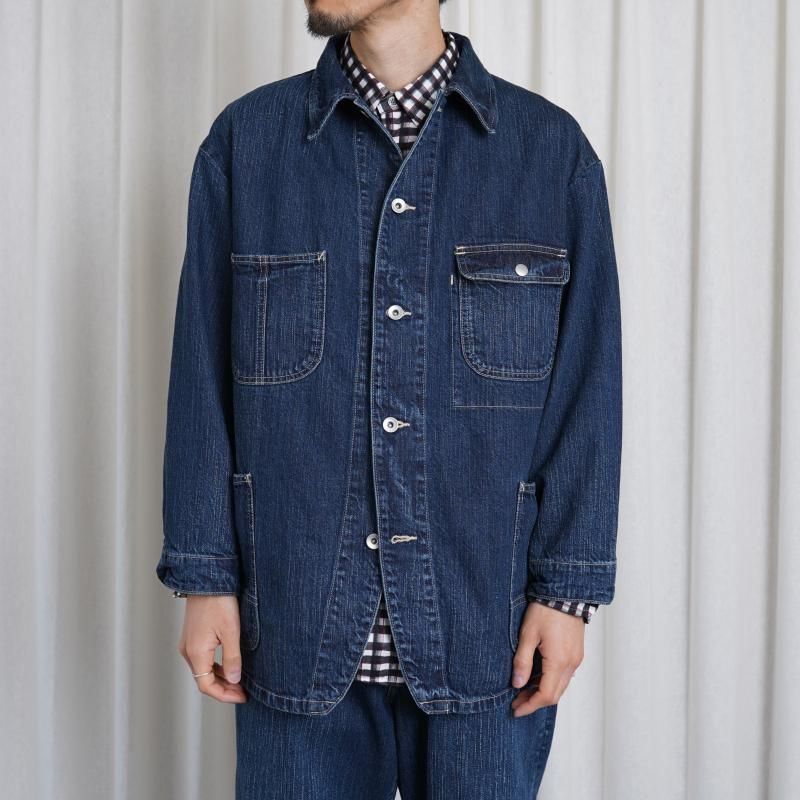 25S/S Porter Classic ݡ饷å STEINBECK DENIM COVERALLS / NAVY