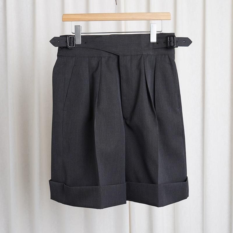 【25S/S】【THE RERACS ザ・リラクス】 THE GURUKA SHORTS / TOP GRAY