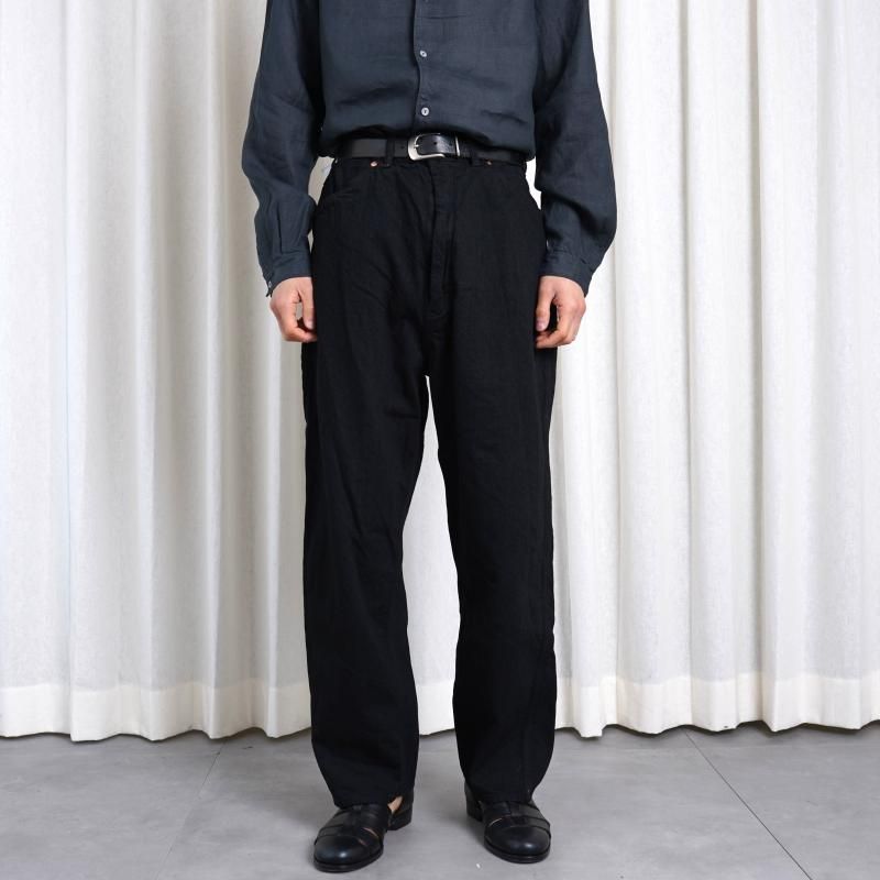  CIOTA  DENIM PAINTER PANTS /  BLACK