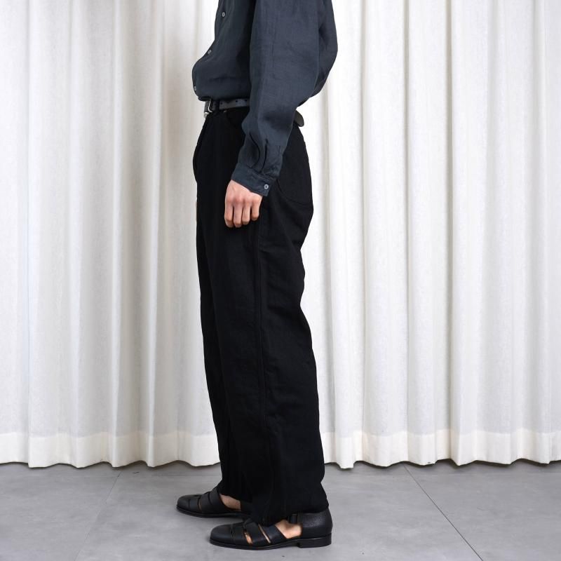 CIOTA  DENIM PAINTER PANTS /  BLACK