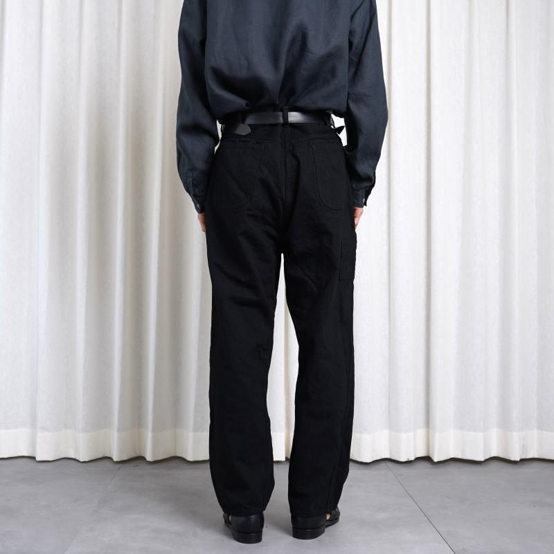  CIOTA  DENIM PAINTER PANTS /  BLACK