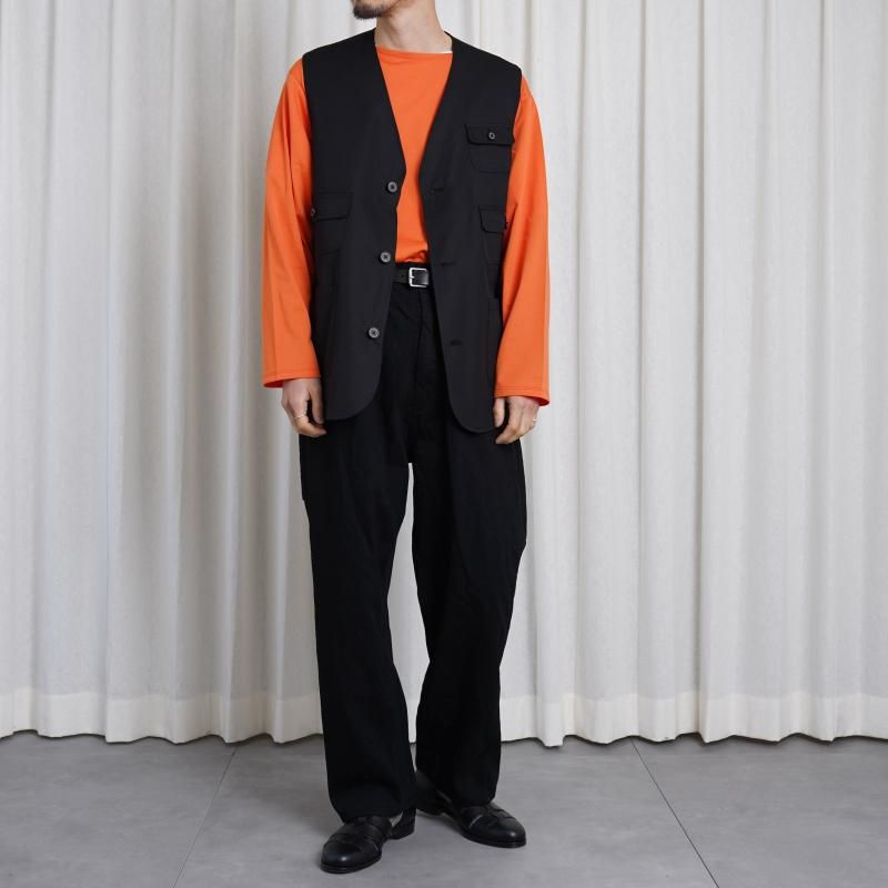  CIOTA  DENIM PAINTER PANTS /  BLACK
