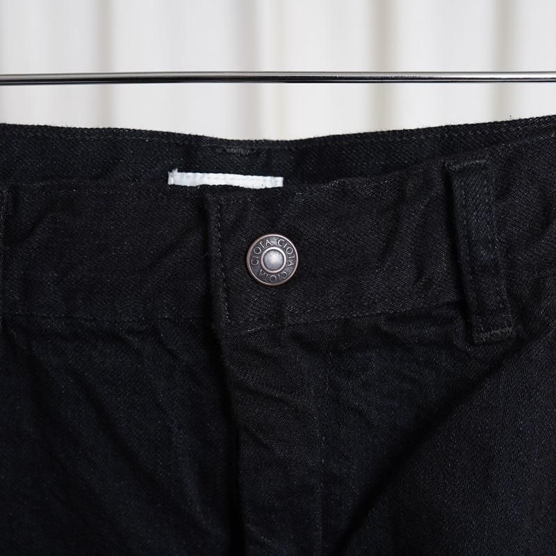  CIOTA  DENIM PAINTER PANTS /  BLACK