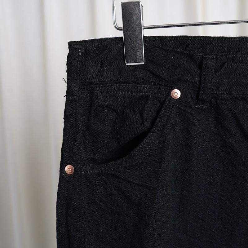  CIOTA  DENIM PAINTER PANTS /  BLACK