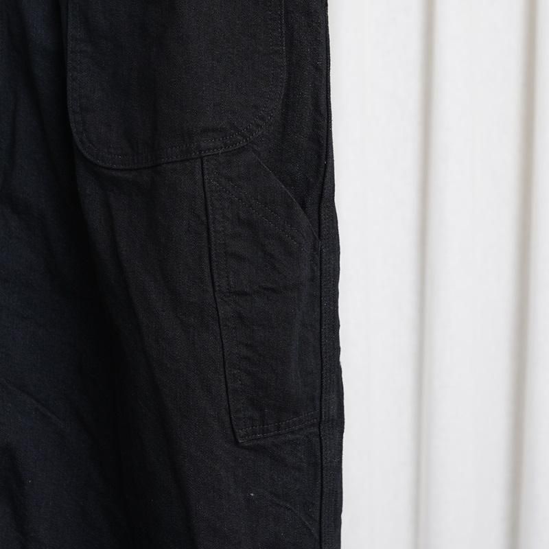  CIOTA  DENIM PAINTER PANTS /  BLACK