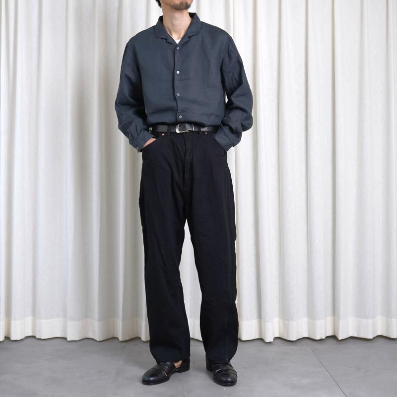  CIOTA  DENIM PAINTER PANTS /  BLACK