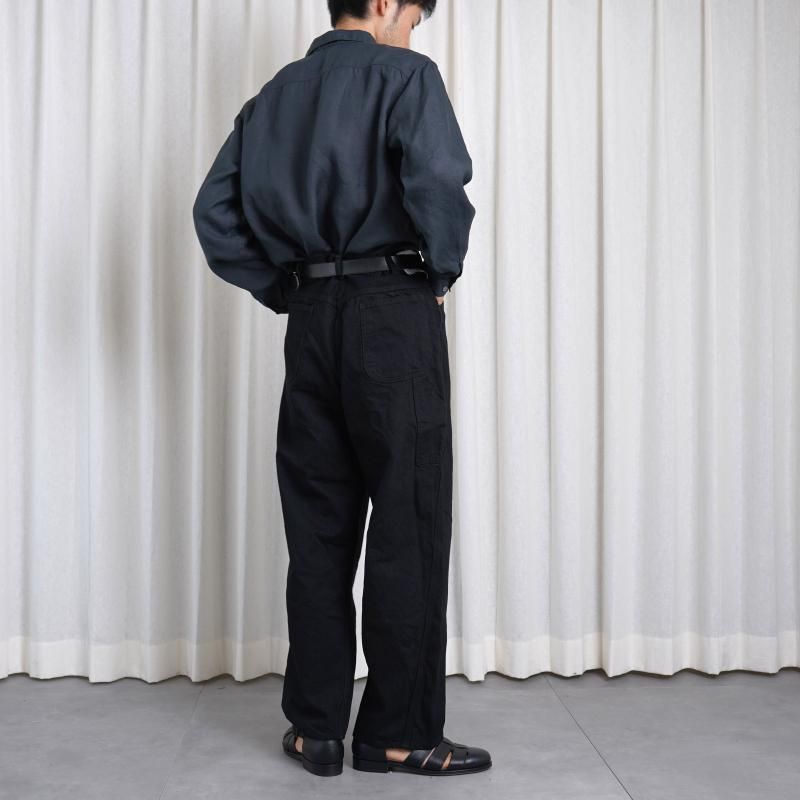 CIOTA  DENIM PAINTER PANTS /  BLACK
