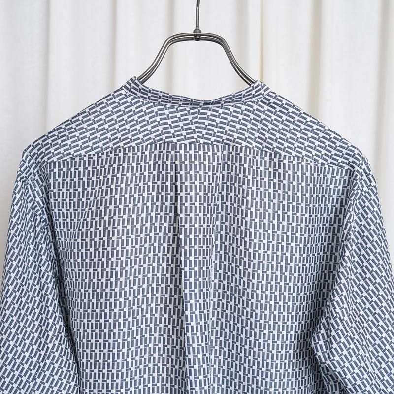 25S/SۡHEUGN 桼 MORRIS PRINT  / NAVY