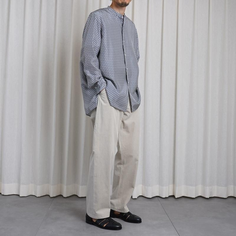 25S/SۡHEUGN 桼 MORRIS PRINT  / NAVY