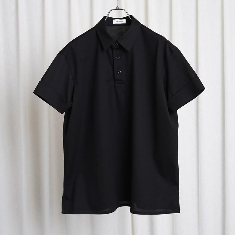 25S/SۡTHE RERACS 饯 RERACS REGULAR COLLAR POLO SHIRT / BLACK

