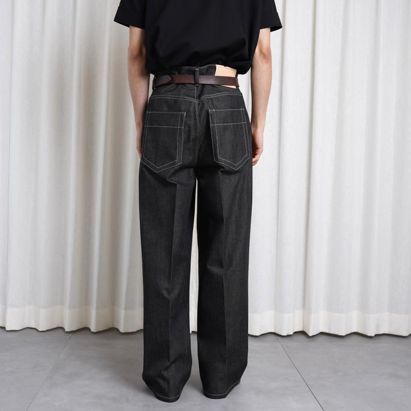 25S/SۡTHE RERACS 饯 RERACS WIDE DENIM / GRAY
