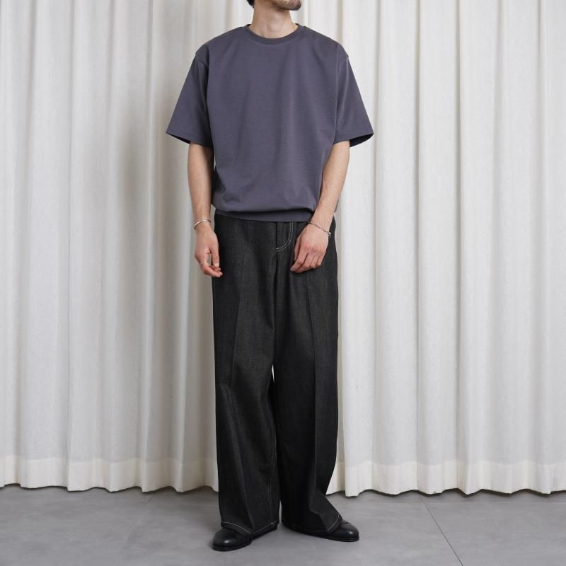 25S/SۡTHE RERACS 饯 RERACS WIDE DENIM / GRAY
