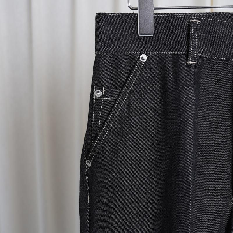 25S/SۡTHE RERACS 饯 RERACS WIDE DENIM / GRAY
