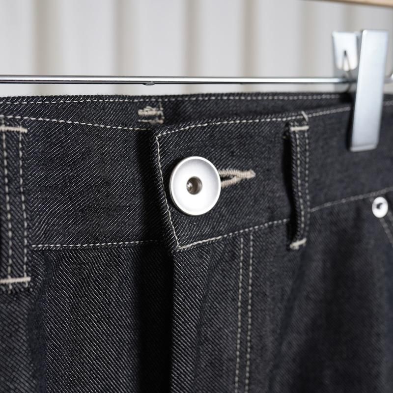 25S/SۡTHE RERACS 饯 RERACS WIDE DENIM / GRAY

