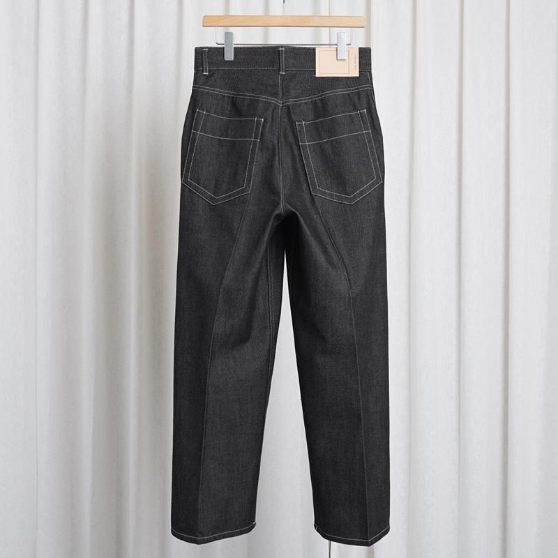 25S/SۡTHE RERACS 饯 RERACS WIDE DENIM / GRAY
