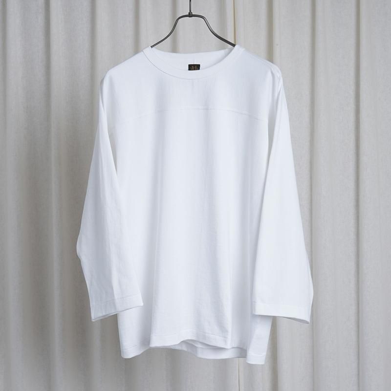 25S/SۡBATONER Хȥʡ MERIYASU FOOTBALL T-SHIRT / WHITE

