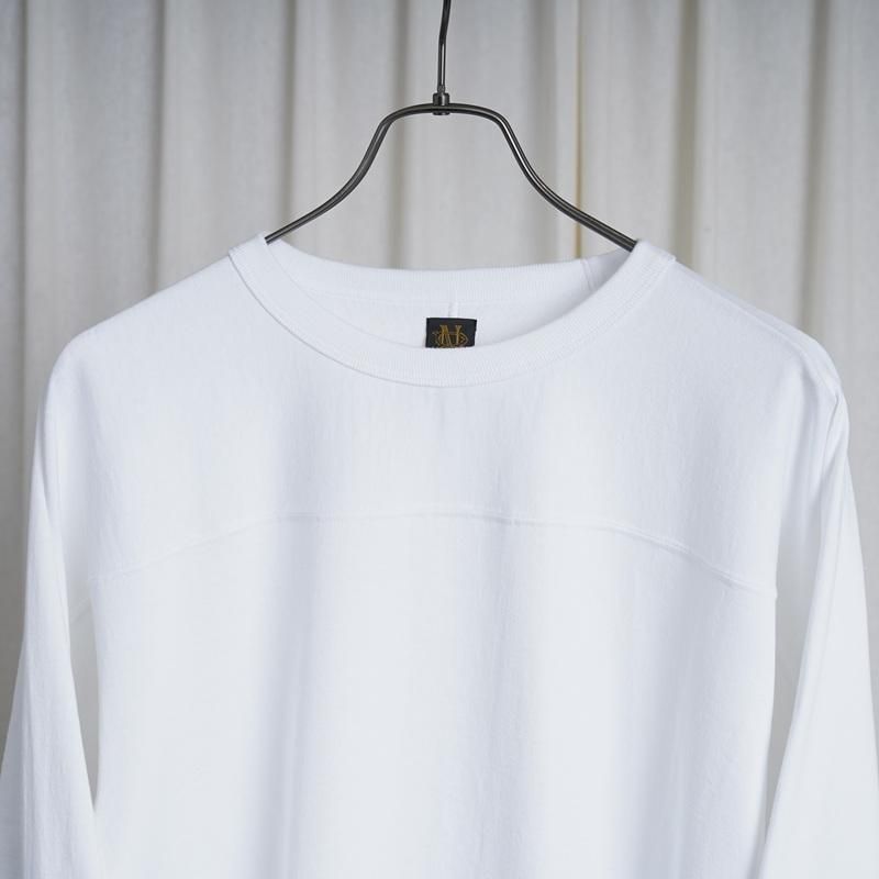 25S/SۡBATONER Хȥʡ MERIYASU FOOTBALL T-SHIRT / WHITE

