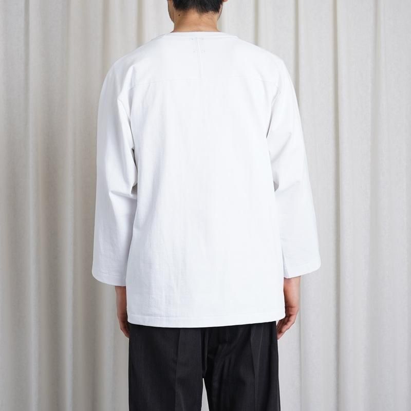 25S/SۡBATONER Хȥʡ MERIYASU FOOTBALL T-SHIRT / WHITE

