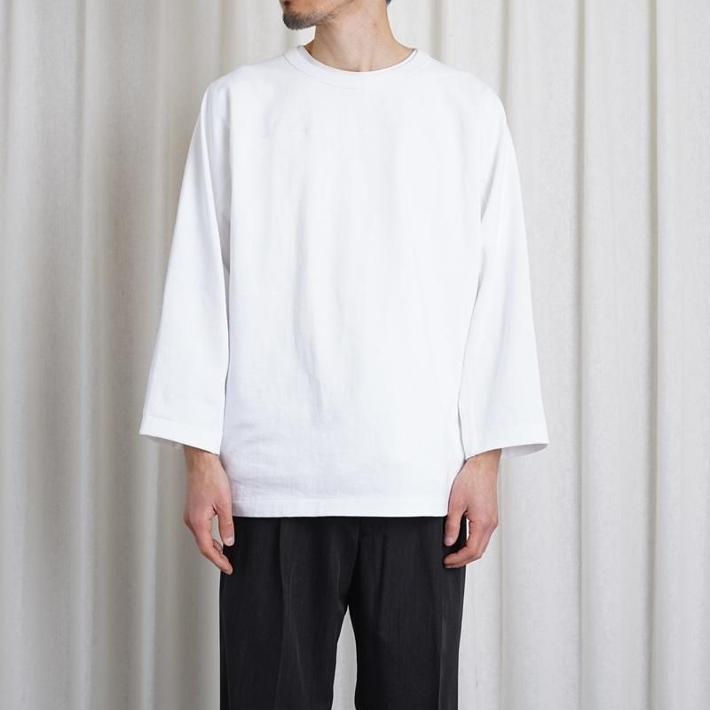 25S/SۡBATONER Хȥʡ MERIYASU FOOTBALL T-SHIRT / WHITE

