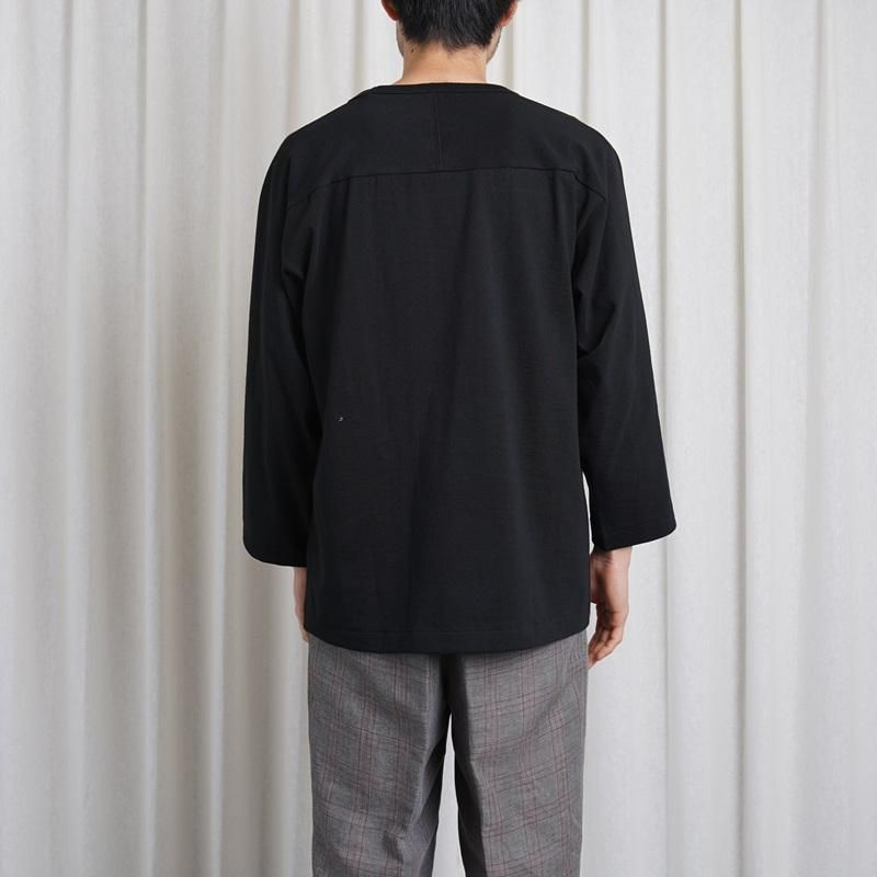 25S/SۡBATONER Хȥʡ MERIYASU FOOTBALL T-SHIRT / BLACK

