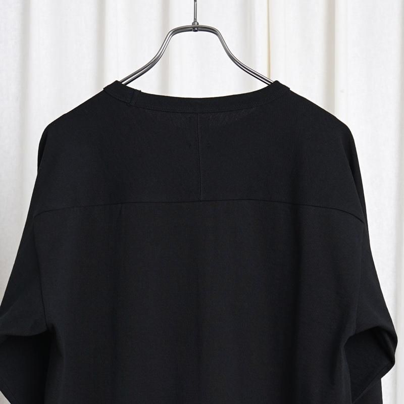25S/SۡBATONER Хȥʡ MERIYASU FOOTBALL T-SHIRT / BLACK

