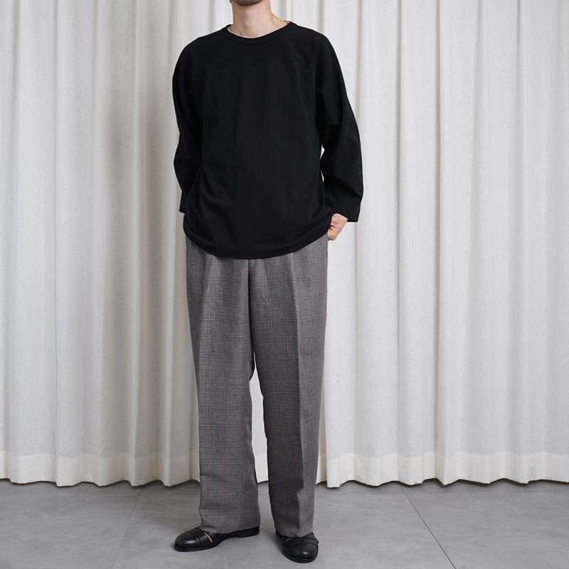 25S/SۡBATONER Хȥʡ MERIYASU FOOTBALL T-SHIRT / BLACK

