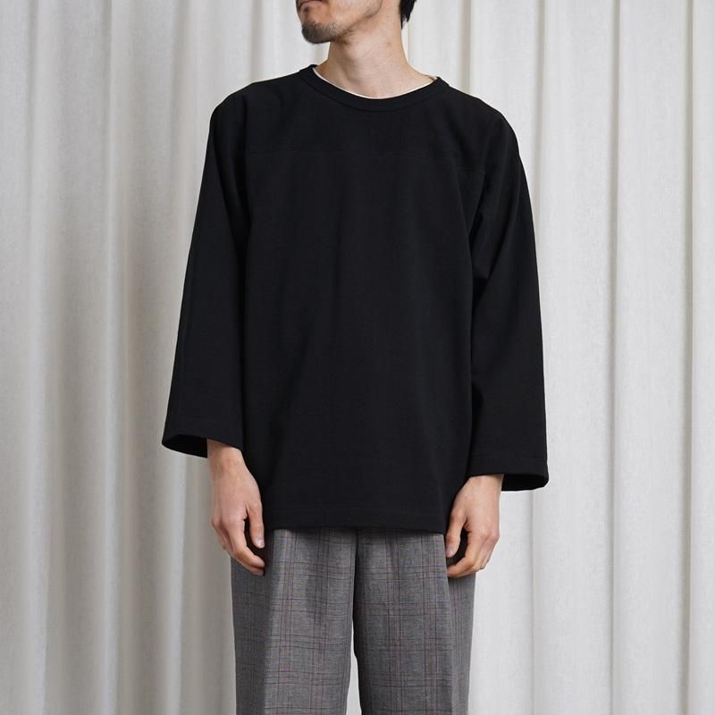 25S/SۡBATONER Хȥʡ MERIYASU FOOTBALL T-SHIRT / BLACK

