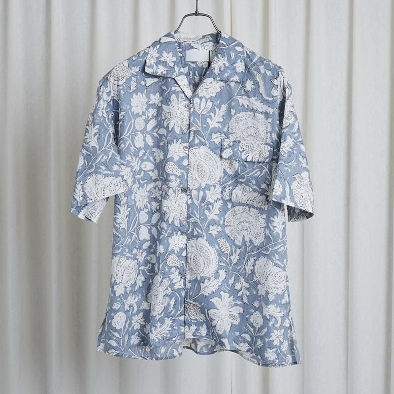 25S/S paratrait ѥȥ쥤ȡ  OFFSET OPEN PRINT SHIRTS / SAX
