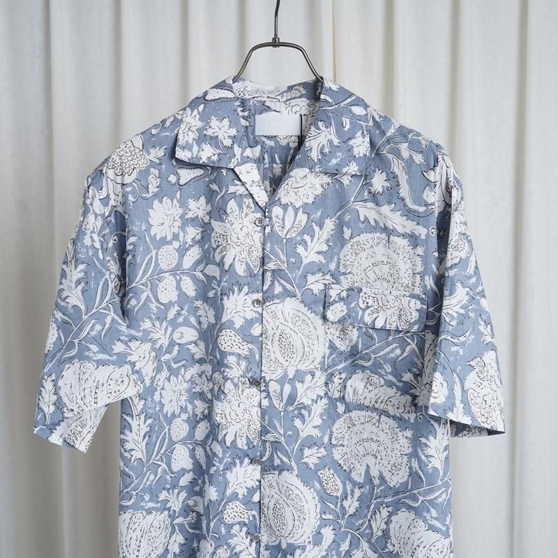 25S/S paratrait ѥȥ쥤ȡ  OFFSET OPEN PRINT SHIRTS / SAX
