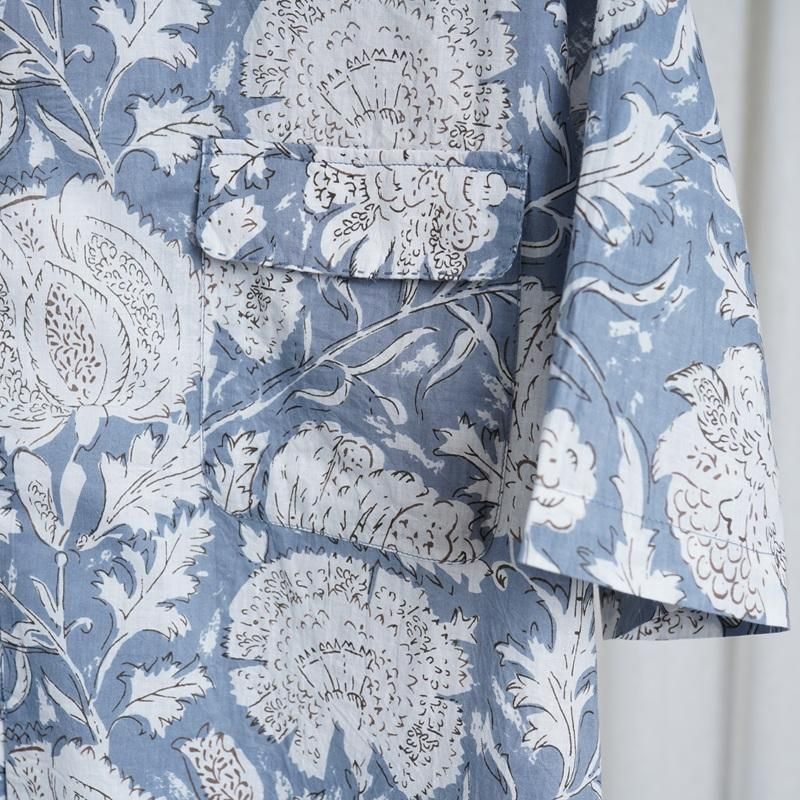 25S/S paratrait ѥȥ쥤ȡ  OFFSET OPEN PRINT SHIRTS / SAX
