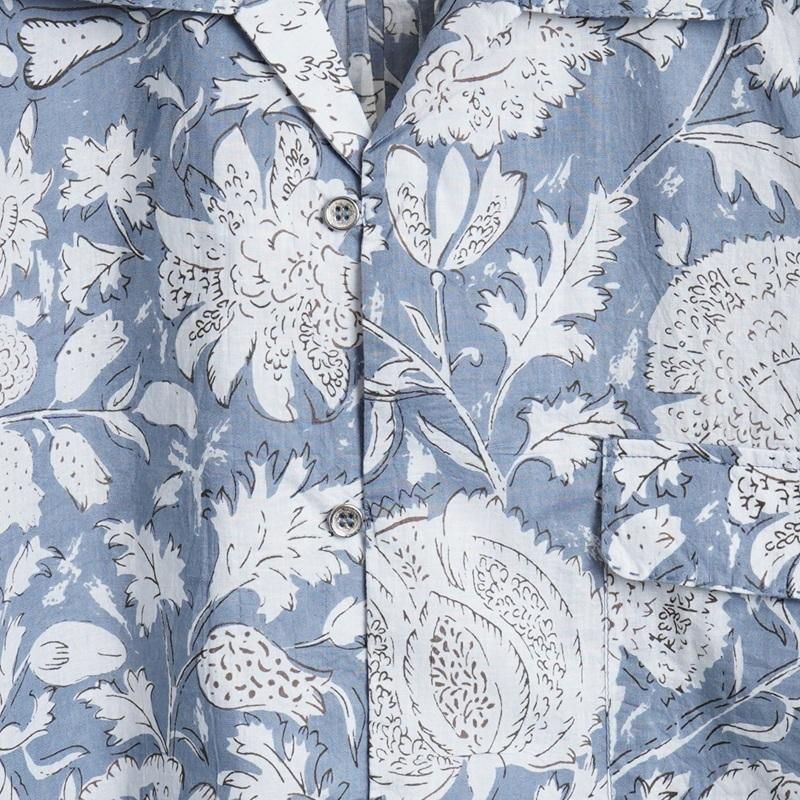 25S/S paratrait ѥȥ쥤ȡ  OFFSET OPEN PRINT SHIRTS / SAX
