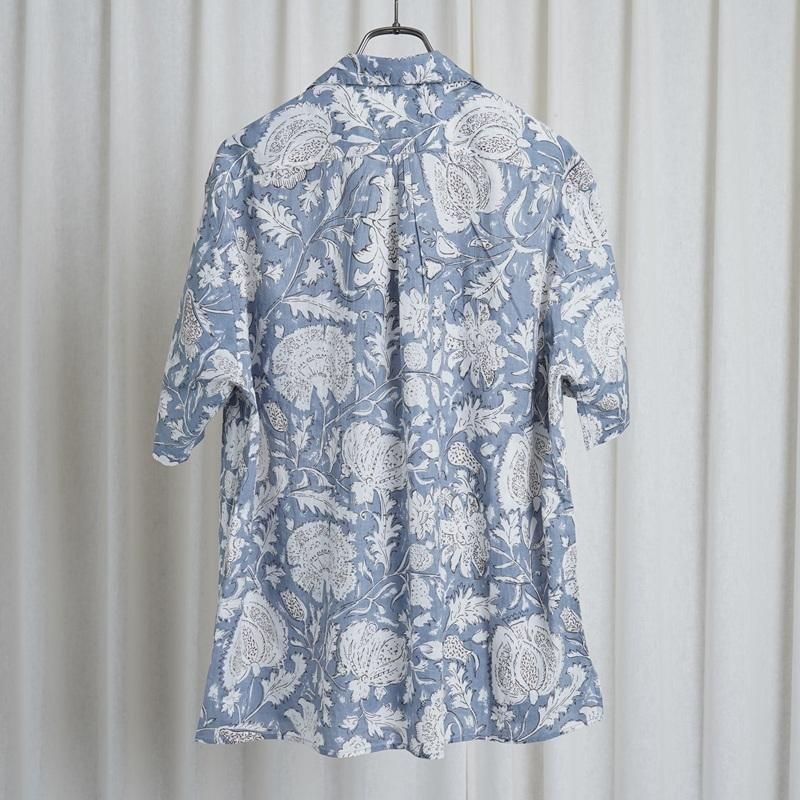 25S/S paratrait ѥȥ쥤ȡ  OFFSET OPEN PRINT SHIRTS / SAX
