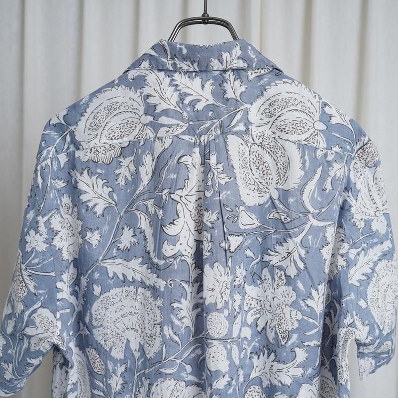 25S/S paratrait ѥȥ쥤ȡ  OFFSET OPEN PRINT SHIRTS / SAX

