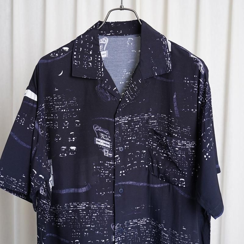 25S/S Porter Classic ݡ饷å  ALOHA SHIRT DRIVE-IN THEATER / NAVY