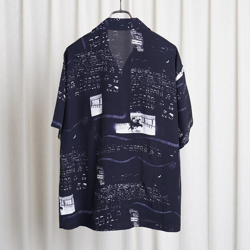 25S/S Porter Classic ݡ饷å  ALOHA SHIRT DRIVE-IN THEATER / NAVY